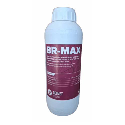Geovet BR-MAX 1lt Υγρό Διαφυλλικό Λίπασμα Αζώτου