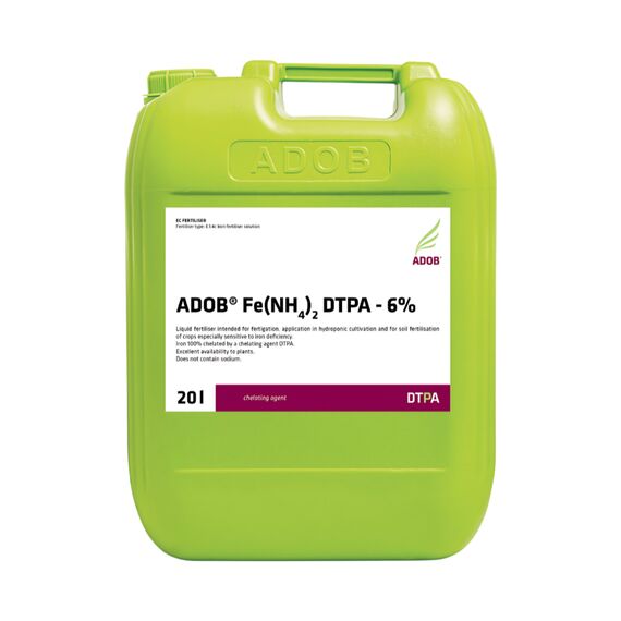 ADOB Fe DTPA 6% 20lt Υγρός Χηλικός Σίδηρος