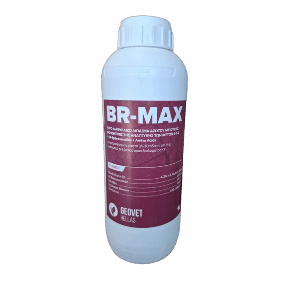 Geovet BR-MAX 1lt Υγρό Διαφυλλικό Λίπασμα Αζώτου