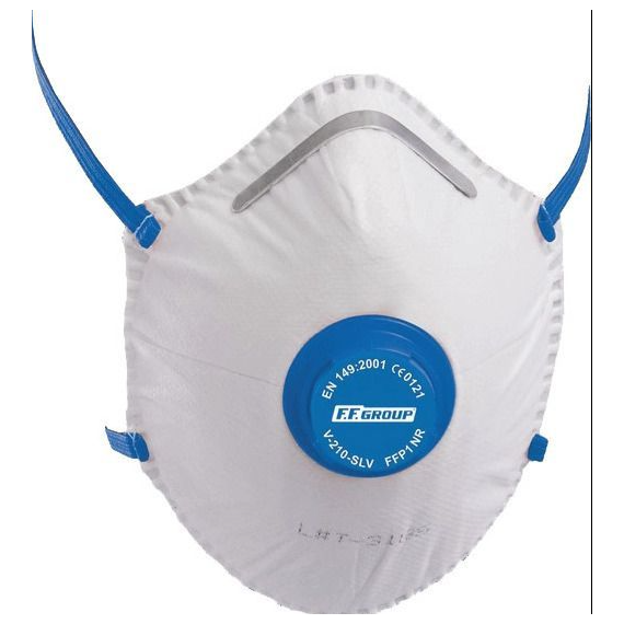 FF Group V-210 SLV 36456 FFP1 Κυπελλοειδής Μάσκα Σωματιδίων με Βαλβίδα