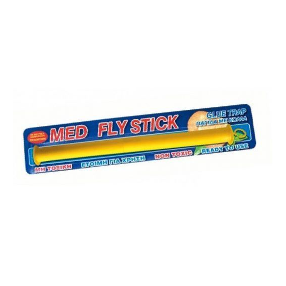 STAC Med Fly Stick Κίτρινη Κολλητική Παγίδα για τη Μύγα της Μεσογείου